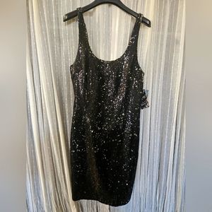 Black Sequin Dress (NWT)